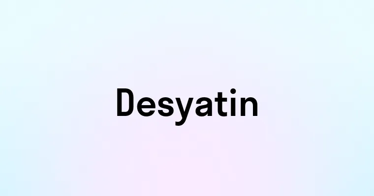 Desyatin