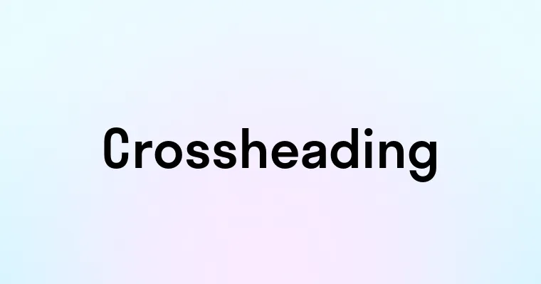 Crossheading