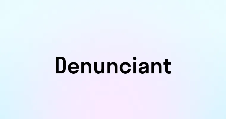 Denunciant