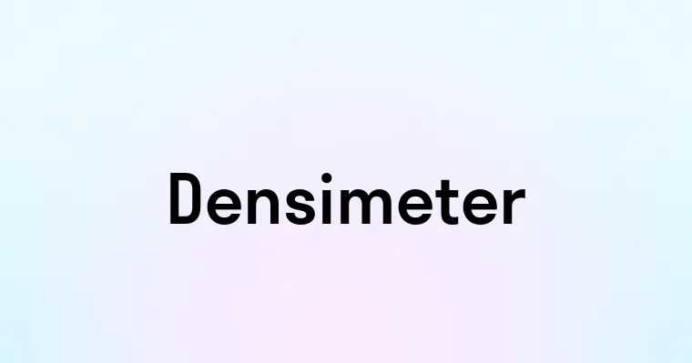 Densimeter