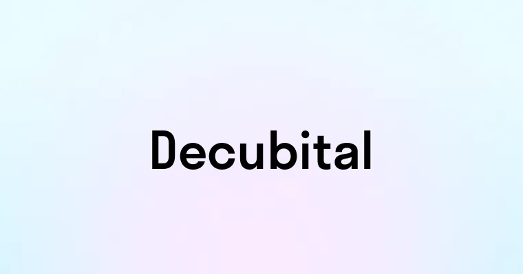 Decubital