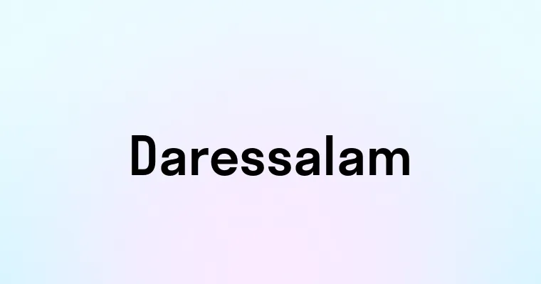 Daressalam