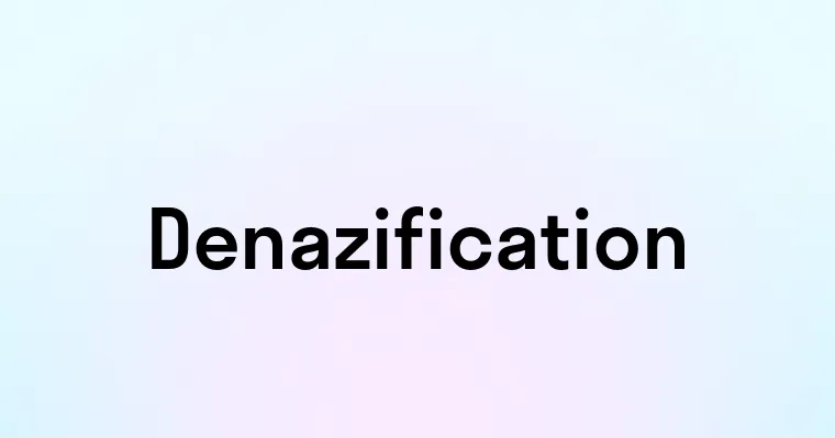 Denazification