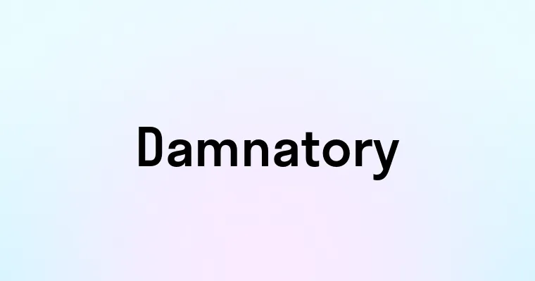 Damnatory