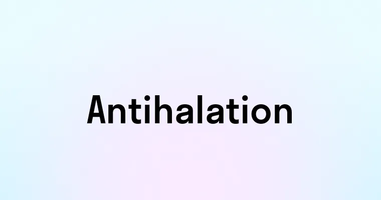 Antihalation