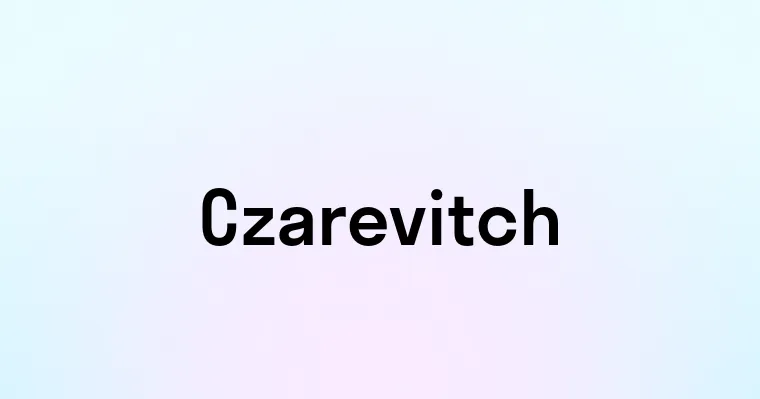 Czarevitch