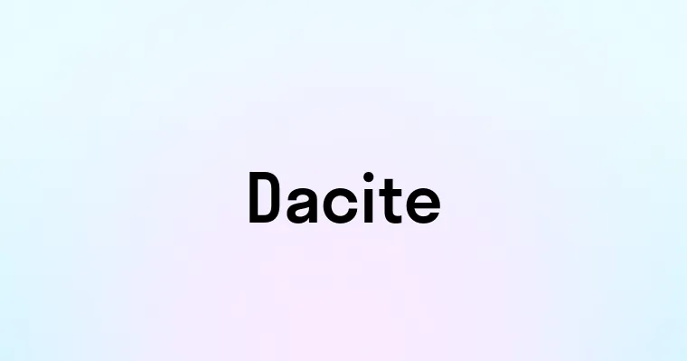 Dacite