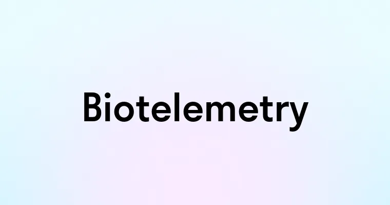 Biotelemetry