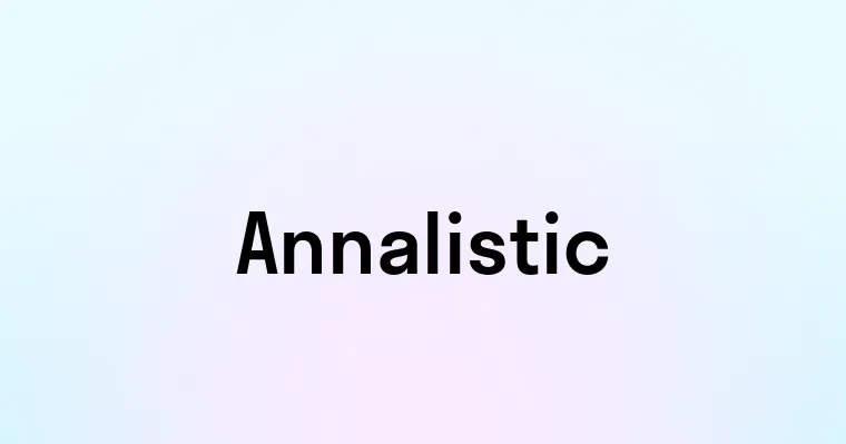 Annalistic