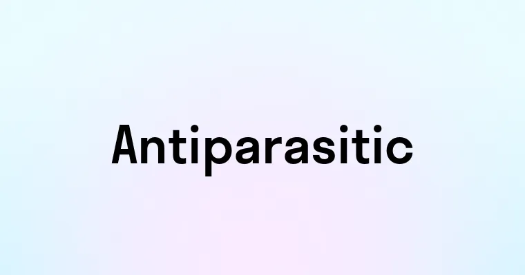 Antiparasitic