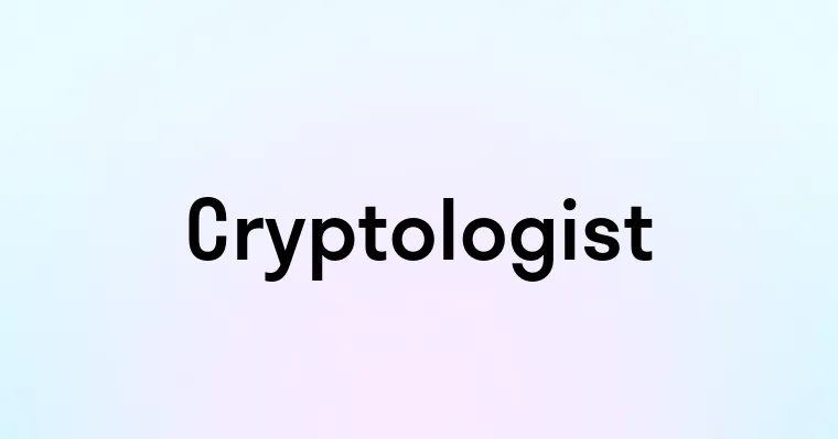 Cryptologist