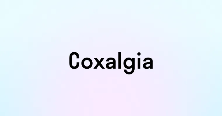 Coxalgia