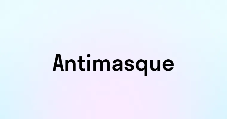 Antimasque