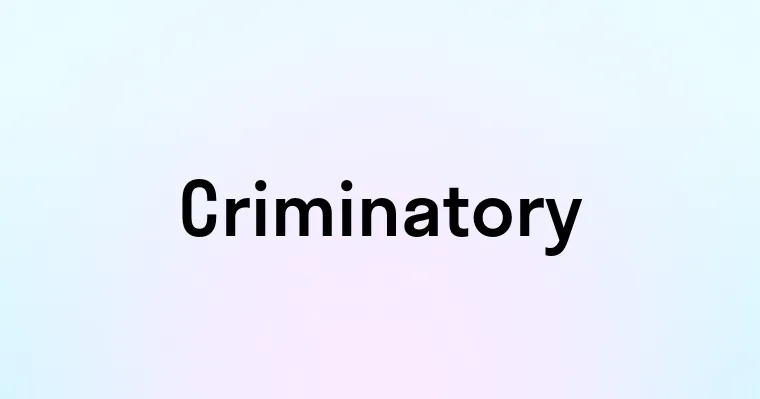 Criminatory