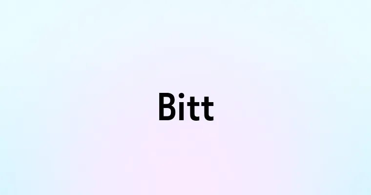 Bitt