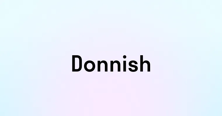 Donnish