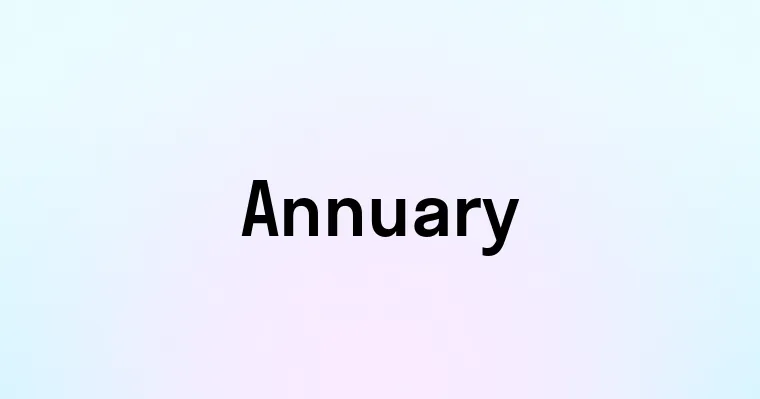 Annuary