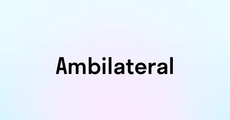 Ambilateral