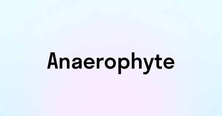 Anaerophyte