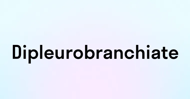 Dipleurobranchiate