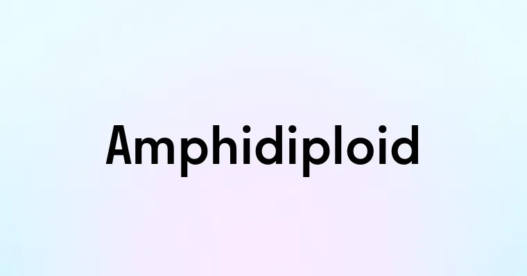 Amphidiploid