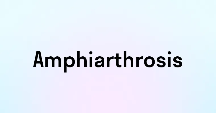 Amphiarthrosis