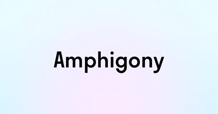 Amphigony