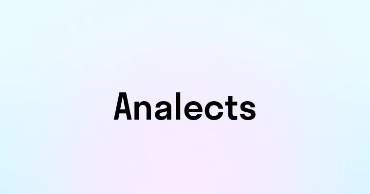 Analects