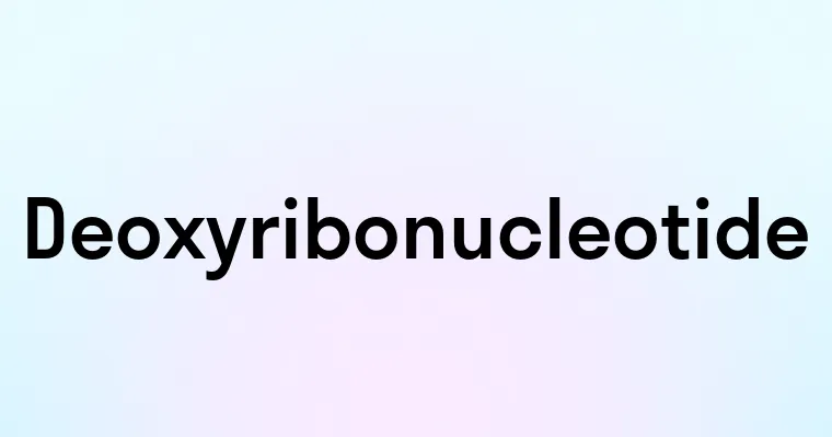 Deoxyribonucleotide