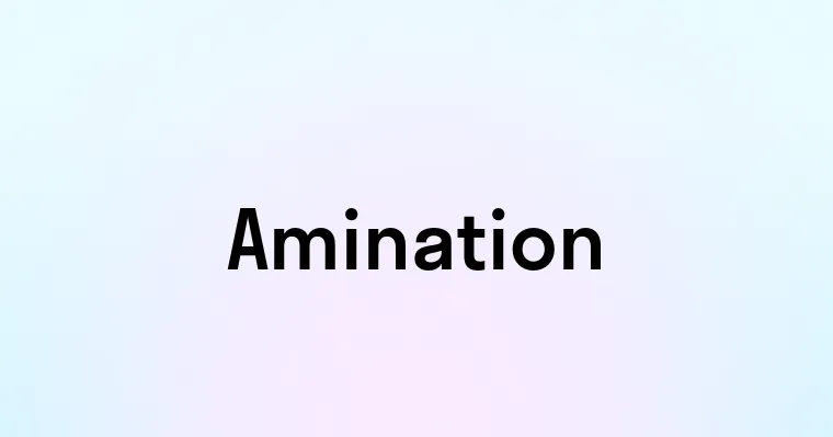 Amination