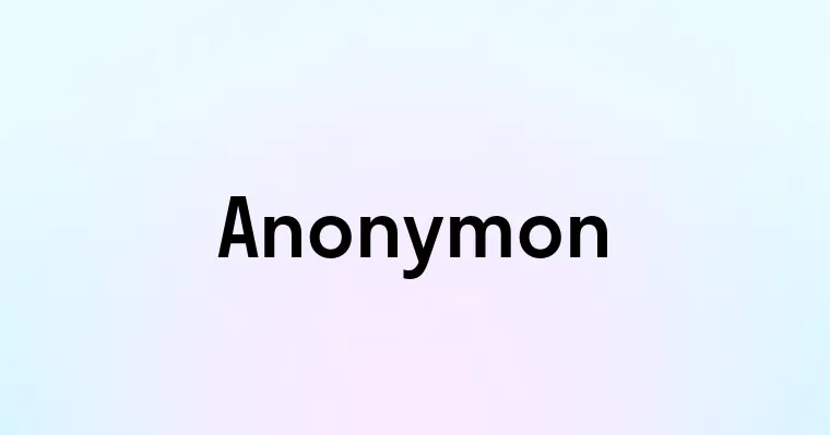 Anonymon