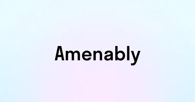 Amenably