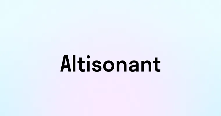 Altisonant