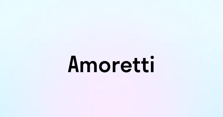 Amoretti