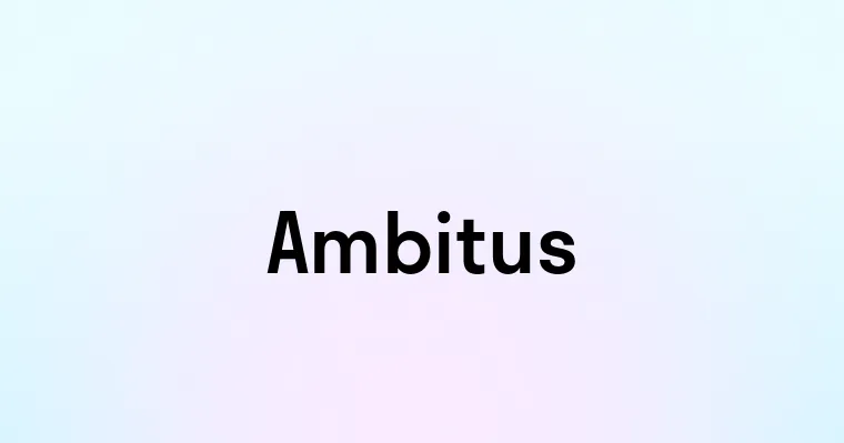 Ambitus