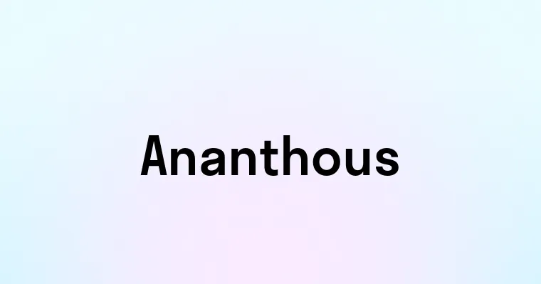 Ananthous