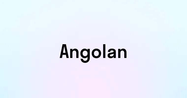 Angolan