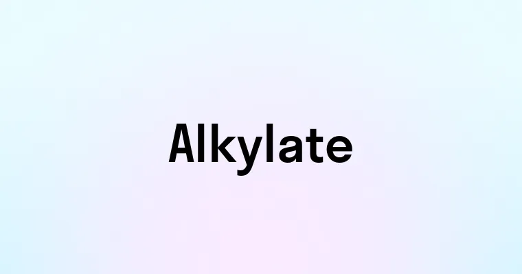 Alkylate