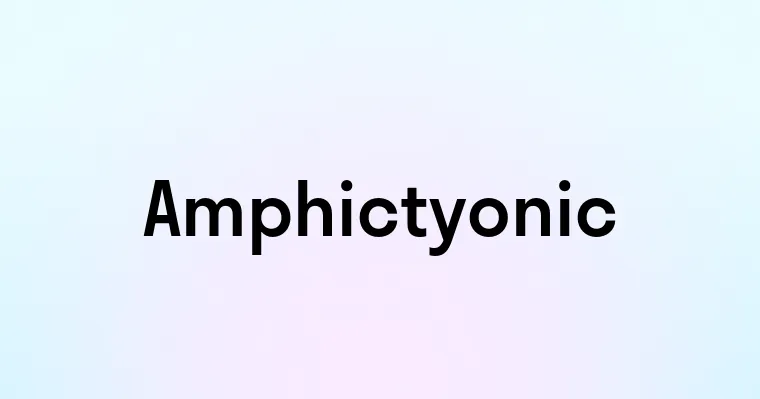 Amphictyonic