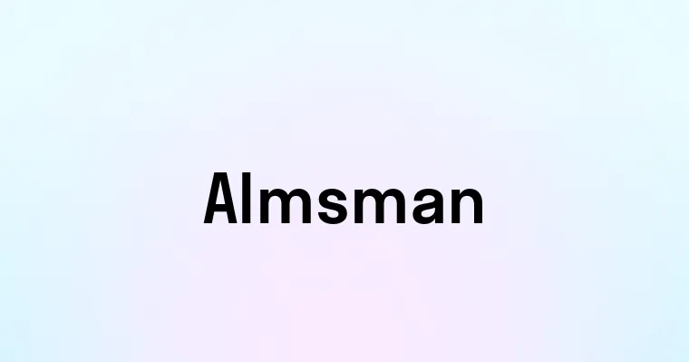 Almsman