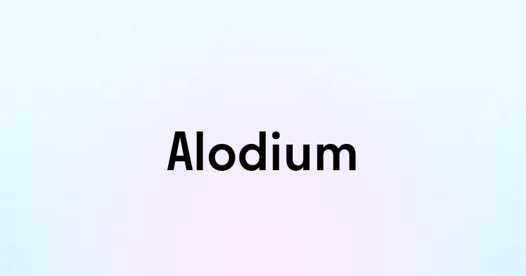 Alodium