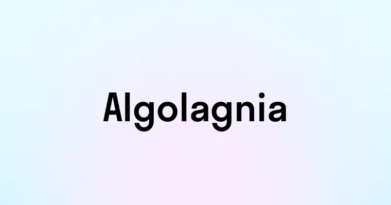 Algolagnia