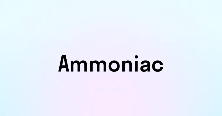 Ammoniac