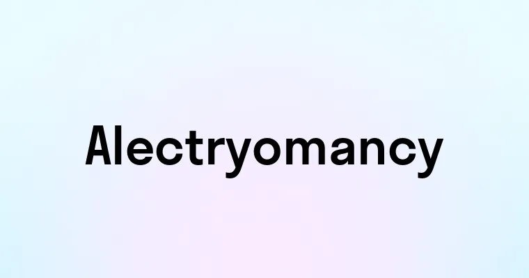 Alectryomancy