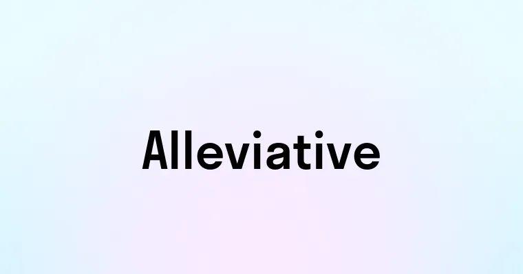 Alleviative