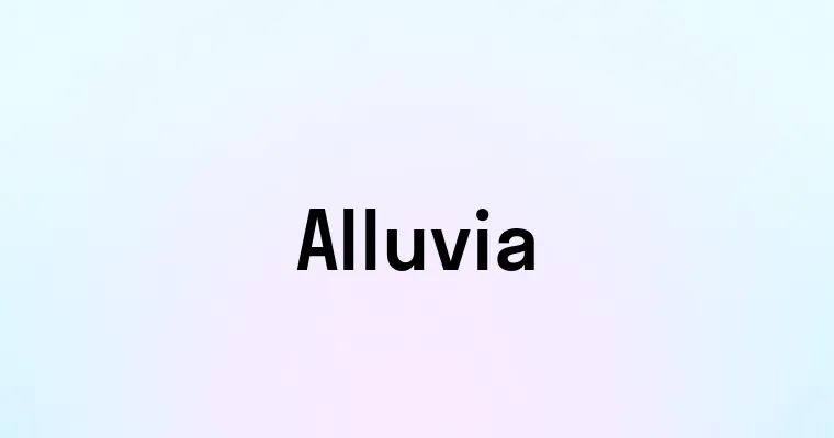 Alluvia