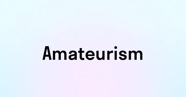 Amateurism