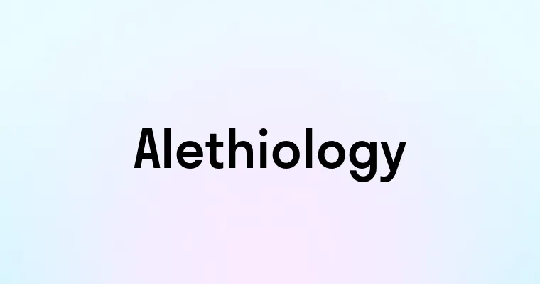 Alethiology