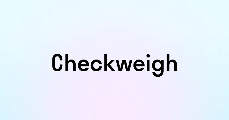 Checkweigh