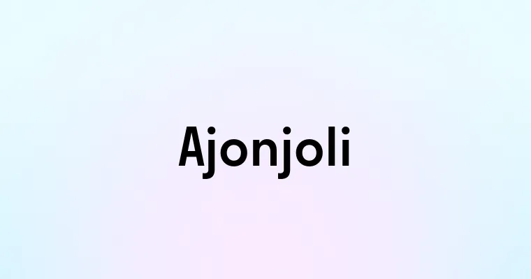 Ajonjoli